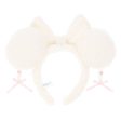 TDR - Minnie Mouse Sparking Sequin Ribbon & Beads Ear Headband Color White (Release Date: Dec 5, 2024) For Discount