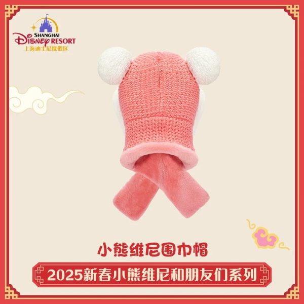 SHDL - Winnie the Pooh & Friends Lunar New Year 2025 Collection x Winnie the Pooh Beanie and Scarf Set for Adults Online Hot Sale