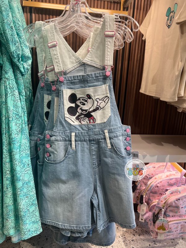 DLR WDW - Her Universe The Original Mickey Denim Shortalls (Adult) on Sale