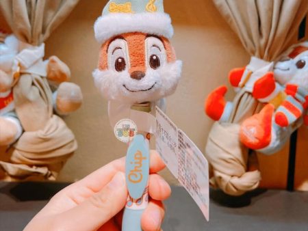 SHDL - Winter Mickey & Friends 2024 Collection x Chip Plushy Pen For Discount