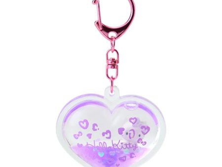 Japan Sanrio - Hello Kitty Gal Dome Keychain (Leopard) Purple For Discount