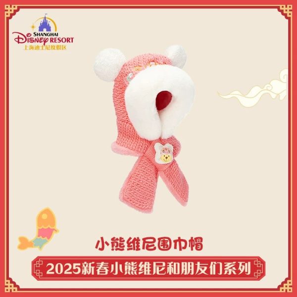 SHDL - Winnie the Pooh & Friends Lunar New Year 2025 Collection x Winnie the Pooh Beanie and Scarf Set for Adults Online Hot Sale