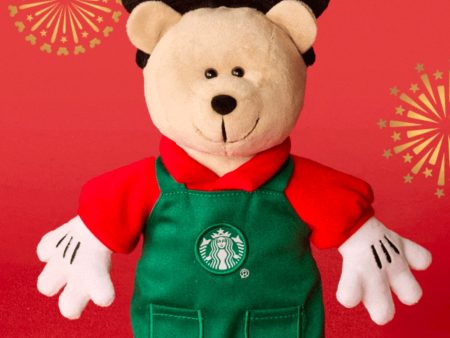 Starbucks China x Disney - Chinese New Year 2025 - 6S. Mickey Bearista Plush Toy Online Sale