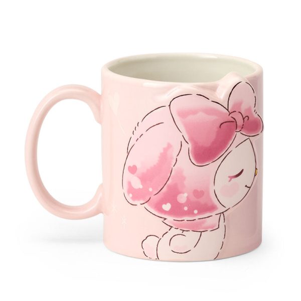 Japan Sanrio - My Melody & Kuromi Kiss Pair Mug Fashion