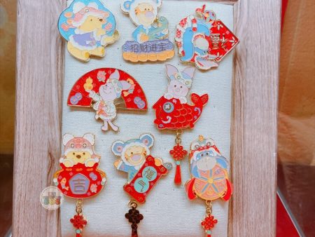 SHDL - Winnie the Pooh & Friends Lunar New Year 2025 Collection x Mystery Pin Box Cheap