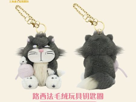 SHDL - Disney Cats  Paw Paw  Party x Lucifer Plush Keychain Fashion