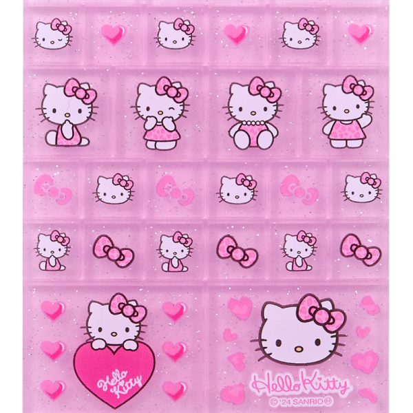 Japan Sanrio - Hello Kitty 90s Tile Sticker (Leopard) Pink Hot on Sale