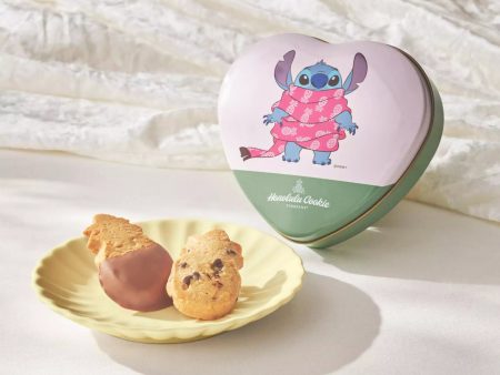 JDS - [Honolulu Cookie Company] Stitch Cookies in a heart-shaped tin (Release Date: Nov 26, 2024) Sale