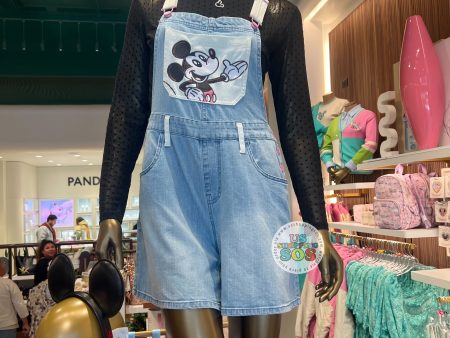 DLR WDW - Her Universe The Original Mickey Denim Shortalls (Adult) on Sale