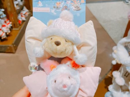 SHDL - Winnie the Pooh & Friends Winter 2024 x Winnie the Pooh & Piglet Plushy Hair Accessories Set Online Hot Sale