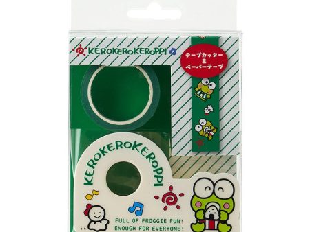 Japan Sanrio - Kero Kero Keroppi Tape Cutter & Paper Tape (Everyday items, Sanrio forever) Sale