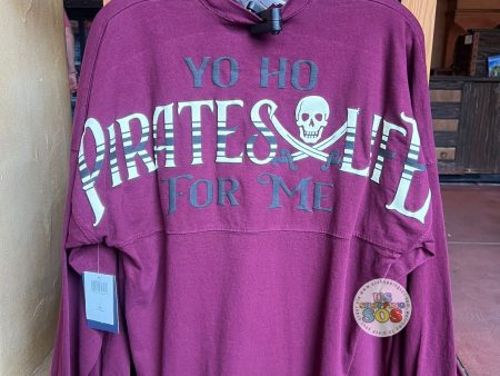 DLR WDW - Pirates of the Caribbean - Spirit Jersey “Yo Ho Pirates Life for Me” Purple Pullover (Adult) Supply