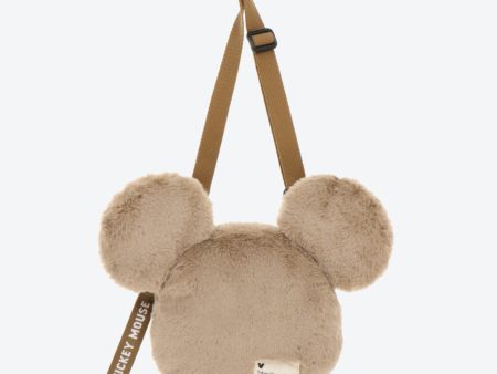 TDR - Winter  Warm & Warm  Collection x Fluffy Mickey Mouse Brown Color Shoulder Bag Online now