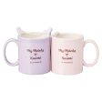 Japan Sanrio - My Melody & Kuromi Kiss Pair Mug Fashion