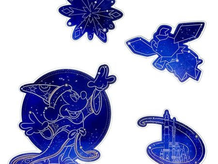 HKDL - Fantasia 2000 Sorcerer Mickey Magnet Set of 4 Online Sale