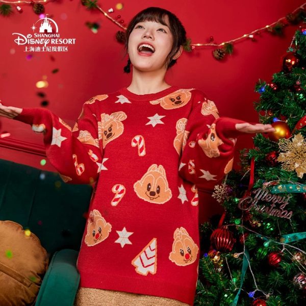 SHDL - Mickey & Friends  Gingerbread Man  2024 Collection x Mickey & Friends Sweater for Adults Supply