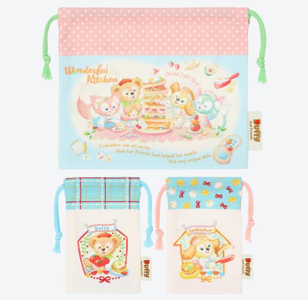 TDR - Duffy & Friends  Wonderful Kitchen  Collection x Drawstring Bags Set (Release Date: Jan 15, 2025) Fashion