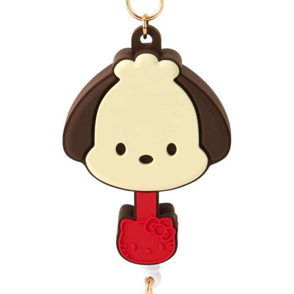 Japan Sanrio - Pochacco Sanrio Characters Chocolate Rubber Key Reel For Sale