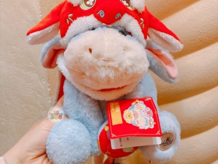 SHDL - Winnie the Pooh & Friends Lunar New Year 2025 Collection x Eeyore Plush Toy For Sale