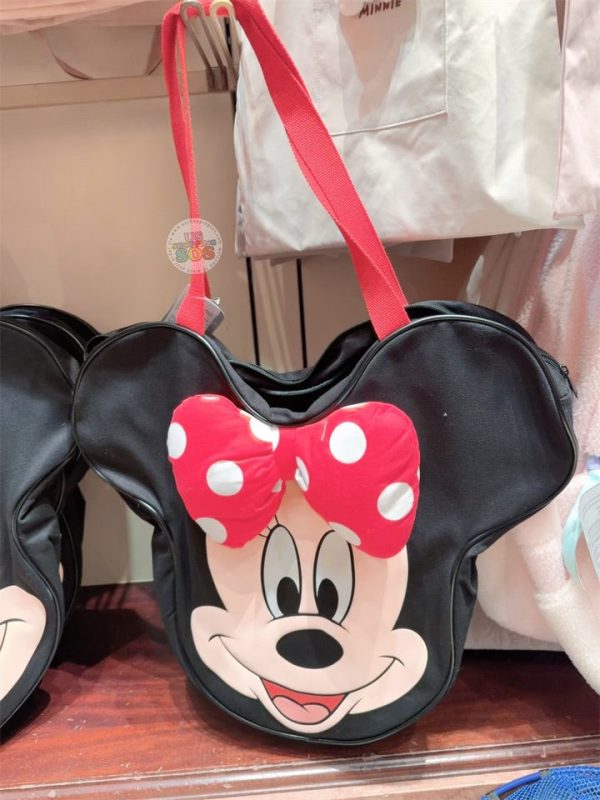 HKDL - Minnie Mouse Big Face Tote Bag on Sale