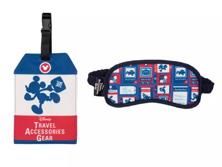 TDR - Mickey & Friends  Travel Accessories Gear  Collection x Sleep Mask & Luggage Tag Set (Release Date: Nov 28, 2024) Discount