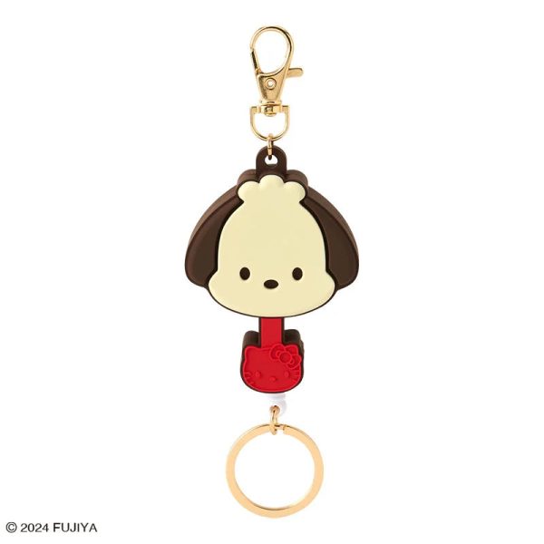 Japan Sanrio - Pochacco Sanrio Characters Chocolate Rubber Key Reel For Sale