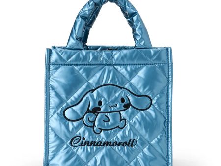 Japan Sanrio - Cinnamoroll Metallic Quilted Cube Bag Fashion