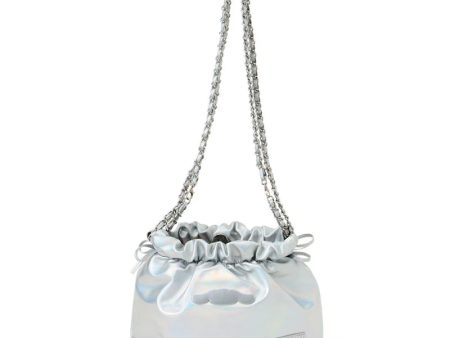 Japan Sanrio - Cinnamoroll Metallic Drawstring Shoulder Bag For Cheap