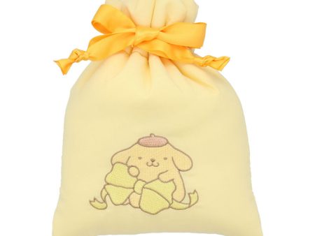 Japan Sanrio - Pompompurin Drawstring Pouch (Cushion Ribbon) Fashion