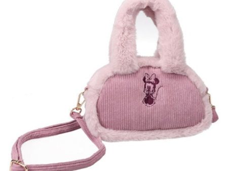 Japan Exclusive - Minnie Mouse Fluffy Shoulder Bag Hot on Sale