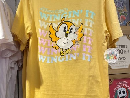 WDW - Disney’s Hollywood Studios - Chuuby “Wingin’ It” Mango Yellow Graphic Tee For Discount