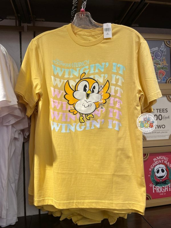 WDW - Disney’s Hollywood Studios - Chuuby “Wingin’ It” Mango Yellow Graphic Tee For Discount