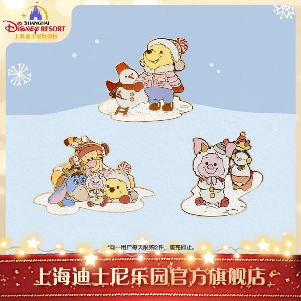 SHDL - Winnie the Pooh & Friends Winter 2024 x Winnie & Friends Mystery Pin Box on Sale