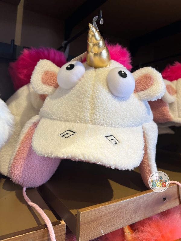 Universal Studios - Despicable Me Minions - Fluffy Unicorn Baseball Cap with Earflaps Cheap