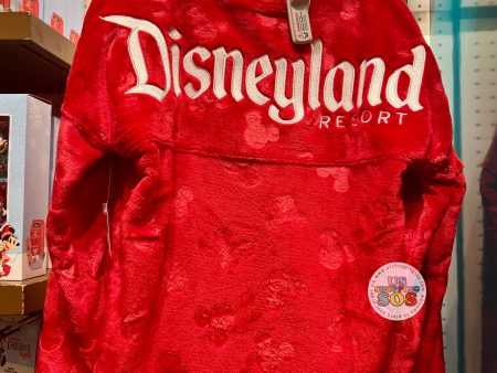 DLR WDW - Christmas 2024 - Spirit Jersey Ruby Red Hidden Mickey Icon Sherpa Pullover (Adult) Online