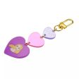 JDS - Key Chain Fes x Rapunzel  Triple Heart  Keychain Fashion