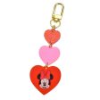 JDS - Key Chain Fes x Minnie Mouse  Triple Heart  Keychain For Sale