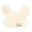 TDR Mickey & Minnie Mouse Fluffy & Warm 2024 Collection x Mickey Mouse Shaped Corduroy & Boa Cap Color: White (Release Date: Oct 31, 2024) Online Sale