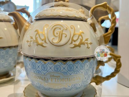 WDW - Disney’s Grand Floridian Resort & Spa - Logo Teacup & Teapot Set Fashion