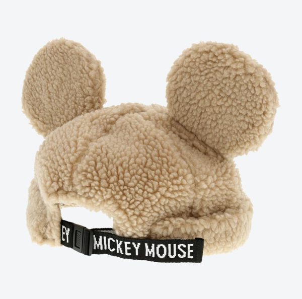 TDR - Fluffy Fluffy Cute Gentle Colors x Mickey Mouse Fluffy Hat with Ears (Color: Brown) Supply