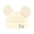 TDR Mickey & Minnie Mouse Fluffy & Warm 2024 Collection x Mickey Mouse Shaped Corduroy & Boa Cap Color: White (Release Date: Oct 31, 2024) Online Sale