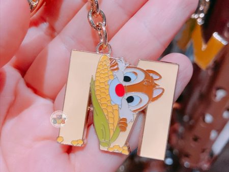 SHDL - Chip, Dale & Clarice English Alphabet ‘M’ Keychain on Sale