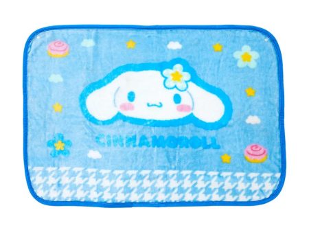 Japan Sanrio - Cinnamoroll  Classical Houndstooth and Flowers  Blanket Fashion