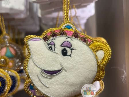 DLR WDW - Beauty and the Beast - Mrs. Potts Beaded Bling Bling Ornament Supply