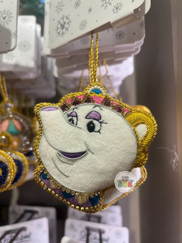 DLR WDW - Beauty and the Beast - Mrs. Potts Beaded Bling Bling Ornament Supply