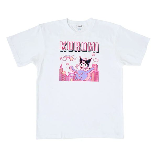 Japan Sanrio - Kuromi & Baku T-Shirt for Adult (Color: White) Hot on Sale