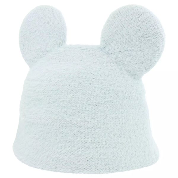 TDR Mickey & Minnie Mouse Fluffy & Warm 2024 Collection x Mickey Mouse Shaped Knitted Beanie for Aduls Color: Baby Blue (Release Date: Oct 31, 2024) Online Hot Sale