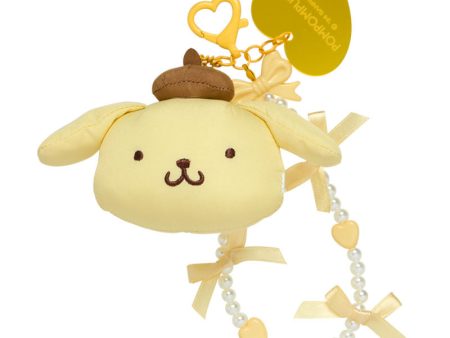 Japan Sanrio - Pompompurin Bead Strap with Mascot (Cushion Ribbon) Discount