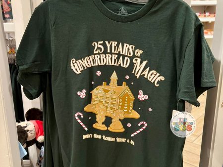 WDW - Disney’s Grand Floridian Resort & Spa - 25 Years of Gingerbread Magic T-shirt (Adult) For Sale