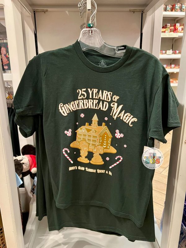 WDW - Disney’s Grand Floridian Resort & Spa - 25 Years of Gingerbread Magic T-shirt (Adult) For Sale